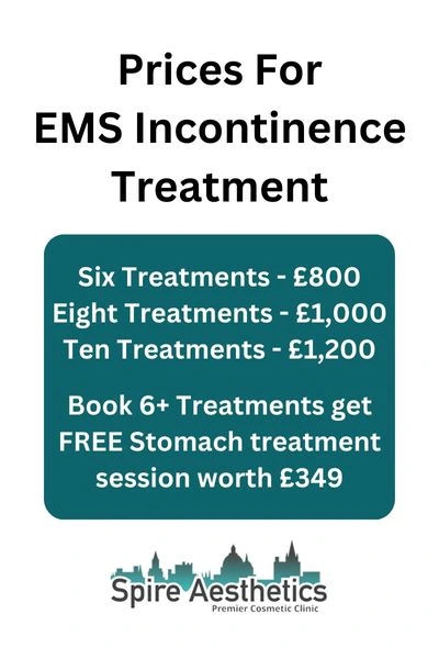 EMS Incontinence Treatment Prices City of London