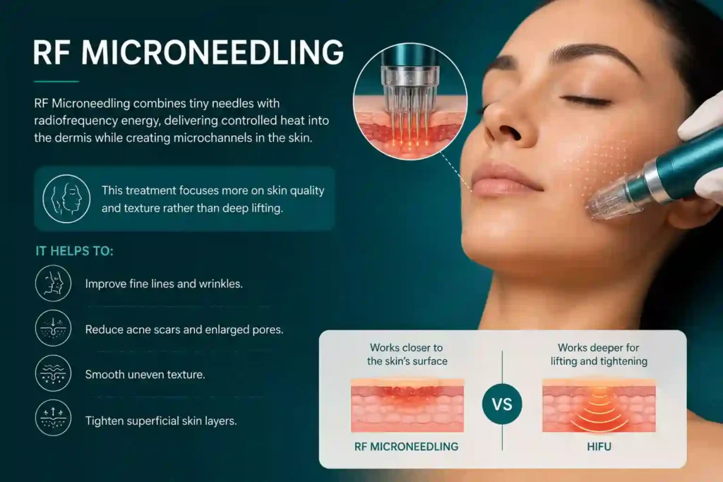 What Does RF Microneedling Do That HIFU Alone Cannot City of London